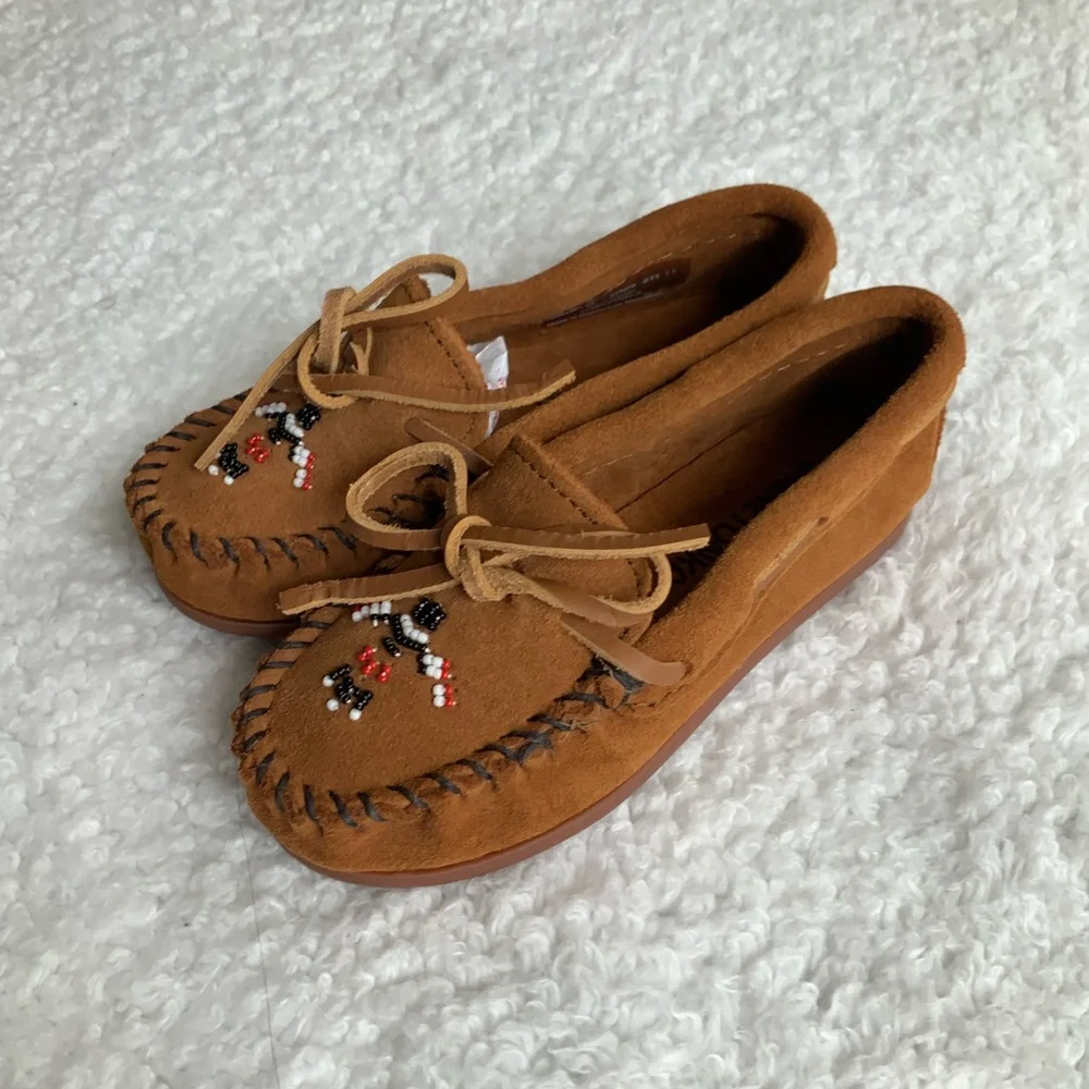 Minnetonka Childrens Thunderbird Moccasin